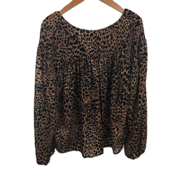 Free People Wild Dreams Printed Blouse NWT Size Medium - Picture 6 of 16